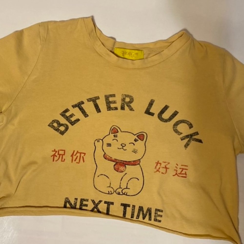 Crop T-shirt by Queen Bees, Made in USA